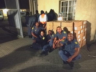 Guards nabbed with stolen cheese