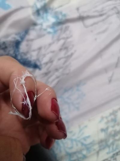 Cotton-like substance found on ground