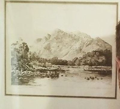 Mystery of the origin of an etching