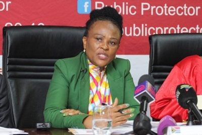 Busisiwe Mkhwebane denies Cyril Ramaphosa email leak is from her office