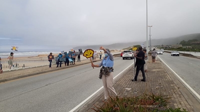 Locals protest against Shell's exploration