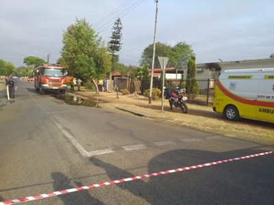 Child reported missing after house fire in Pretoria