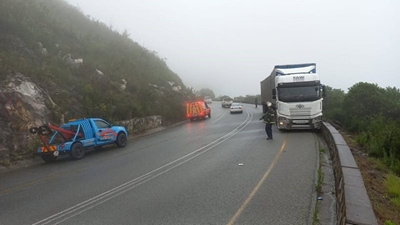 Caution advised on Outeniqua Pass