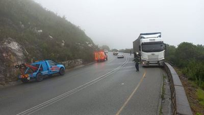 Caution advised on Outeniqua Pass