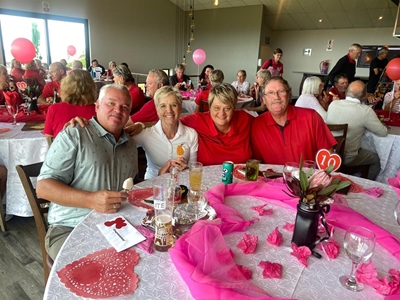 A shotgun start for Valentine golf competition