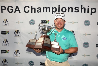 George Coetzee wins the PGA Championship at St Francis Links