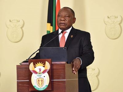 President to address the nation