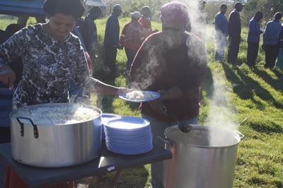 Church soup kitchen open to everyone