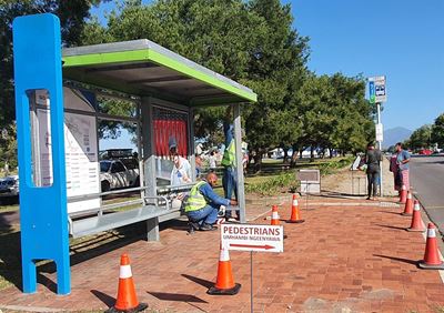 Vandalised bus shelters repaired at huge cost