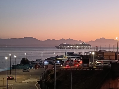 First of three cruise ships for the week arrives in Mossel Bay