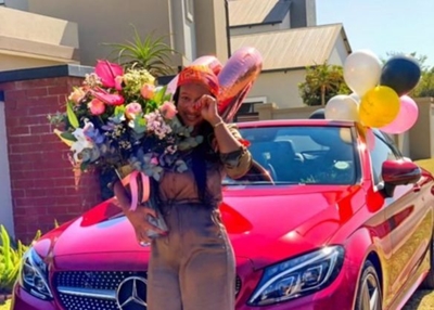Boity blesses her mom with a new set of birthday wheels
