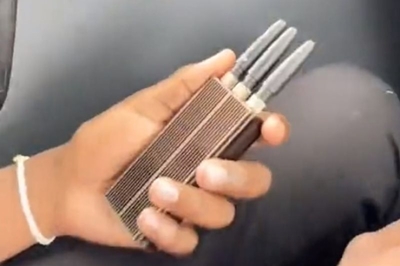 Man shows off signal jammer on social media
