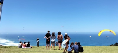 Paragliding a buzz in Wilderness 
