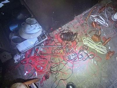 Power out for cable thief 