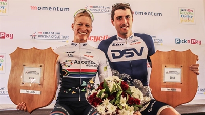 Heyns and De Groot master muddy MTB