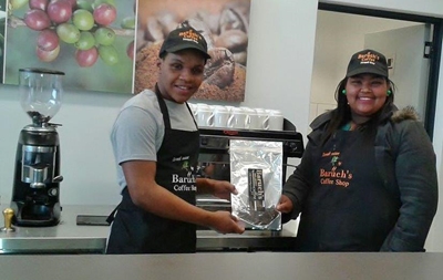 Students learn the fine art of making coffee