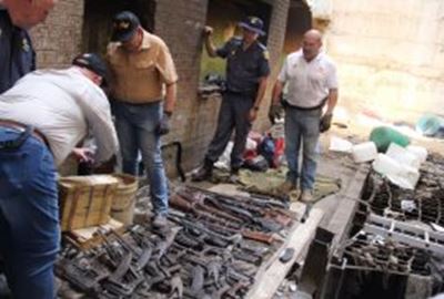 Hawks net illegal miners, firearms, explosives