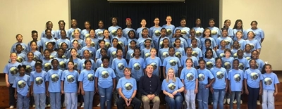 Music producer records new song, video with school choir