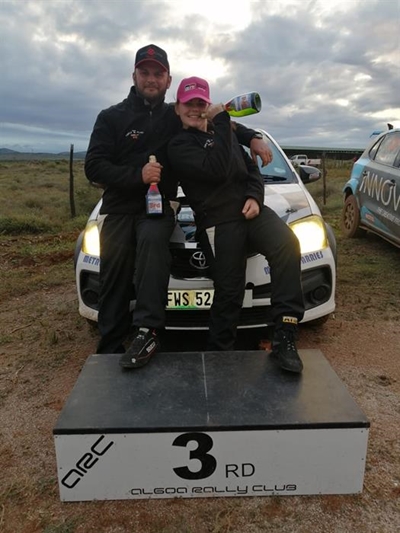 Father and daughter duo in top 3 at Paardepoort Rally