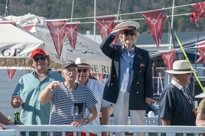 Woman opens sailing season