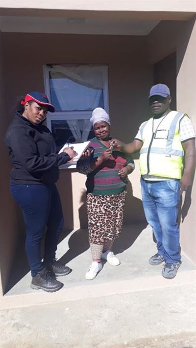 99 Thembalethu families happy new homeowners