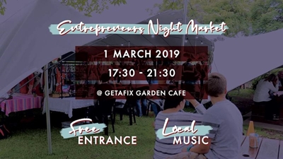Popular night market at Getafix 