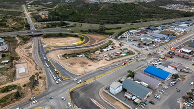 Louis Fourie roadworks: 34% still to be completed