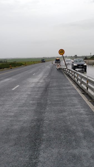 Accident at roadworks on N2