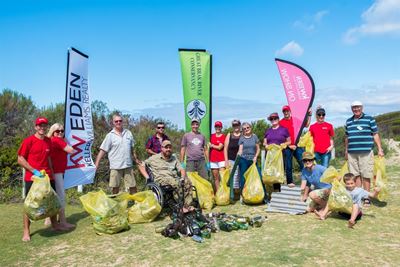 Cleanup at Great Brak beach and dunes