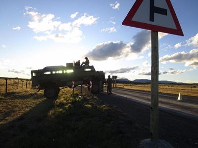 SANDF welcomed as more taxis arrive