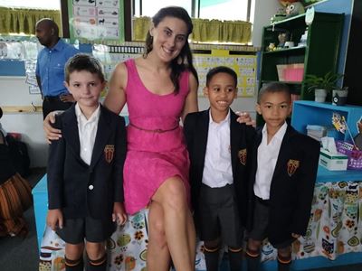 Happiness and excitement at Holy Cross
