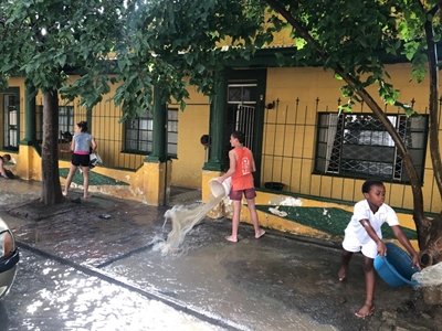 Flooding after storm