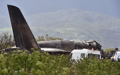 Algeria military plane crash: 257 dead near Algiers