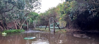 Heavy rain causes huge damage