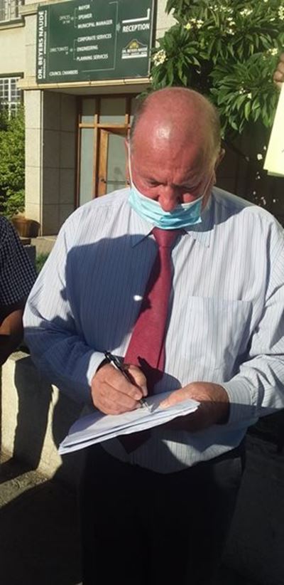 Residents take action against auction