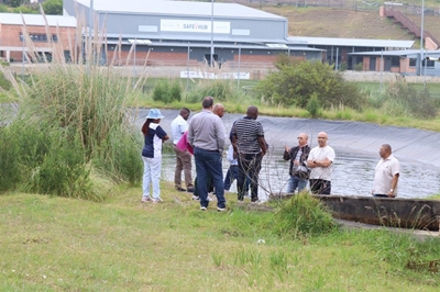 Joint site visits Strengthen Knysna's water supply