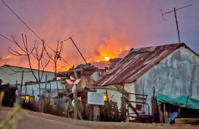 Concern as wildfires spread