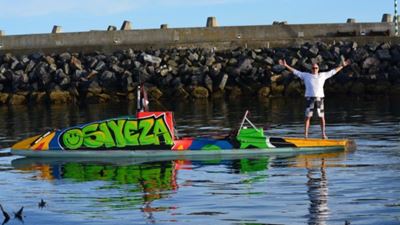 Cape Town paddler leaves for first solo crossing to Brazil