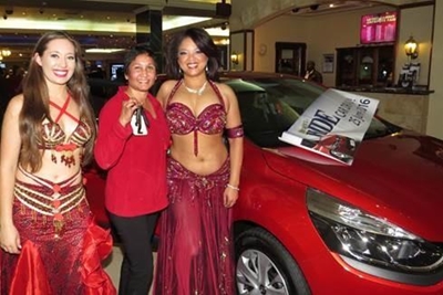 Woman wins car in casino competition