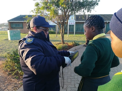Police initiative at Indwe Secondary School