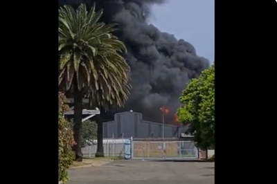 Chemical factory in Benoni on fire