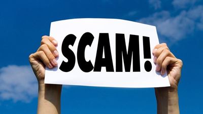 Be aware of possible scam