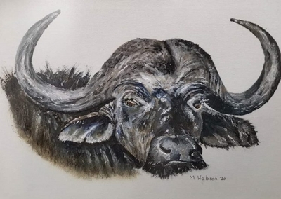 Doc’s painting raises over R9 000 