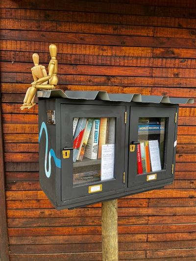 Little free library in the Garden Route Botanical Gardens