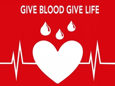 Donate blood on Monday