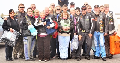 Motorcycle club shows it cares