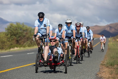 Injured combat veterans cycling to Knysna