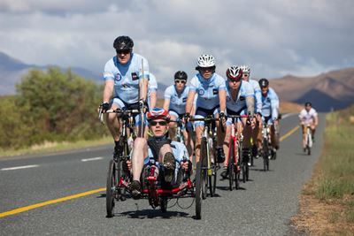 Injured combat veterans cycling to Knysna