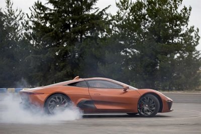 Driving the Bond villain's car