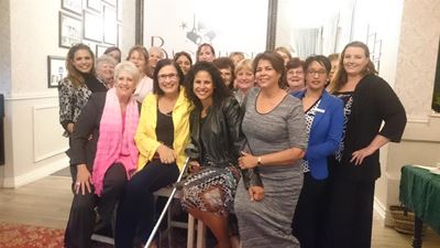 Sharpe talks about courageous fight at BPW meeting